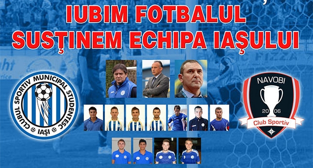 Iubim fotbalul, susţinem echipa Iaşului!