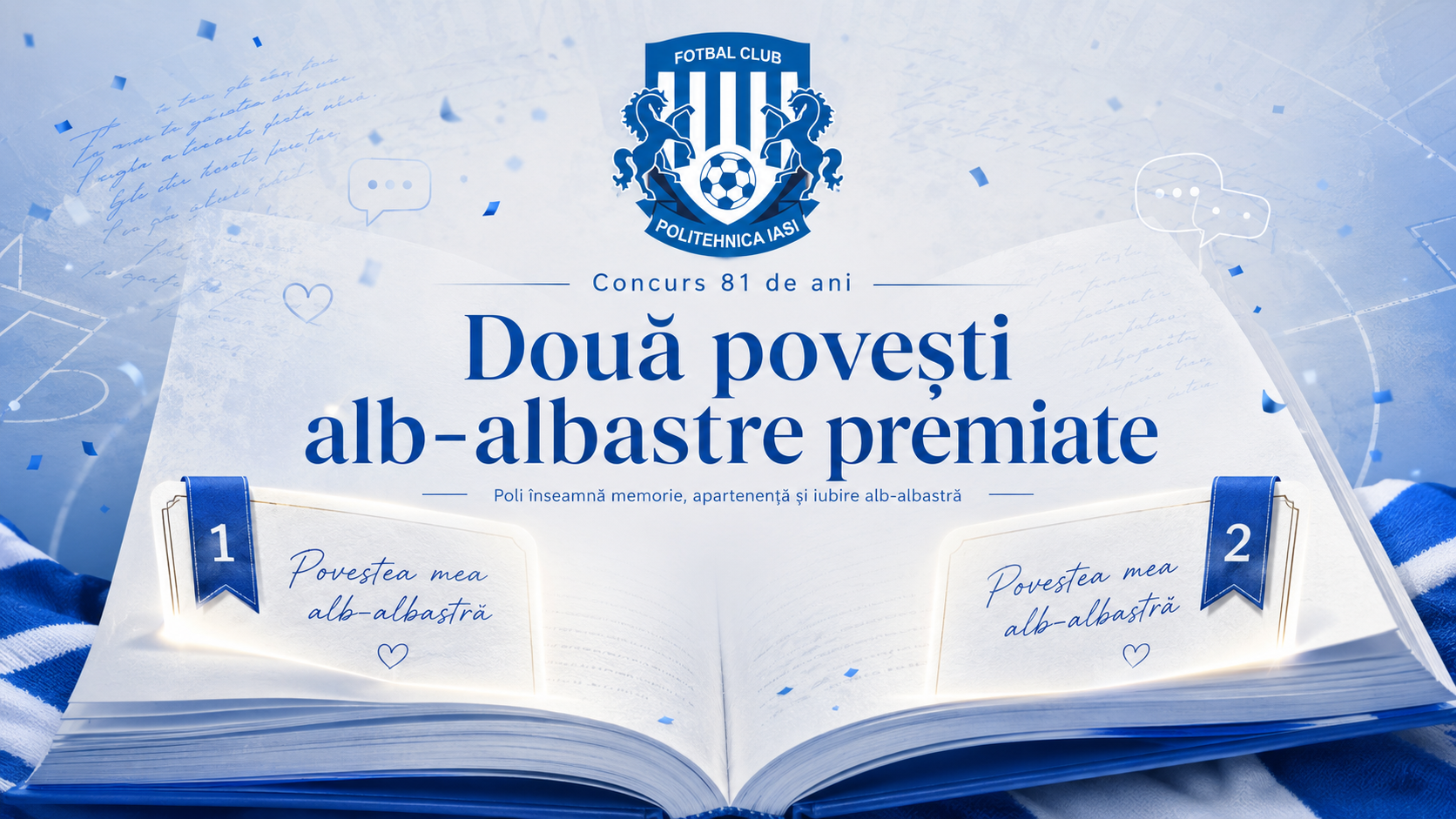 Două povești alb-albastre, premiate la aniversarea de 81 de ani a Politehnicii Iași