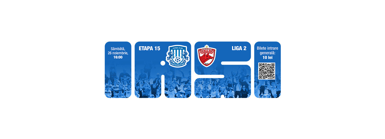 Bilete la meciul Poli Iași - Dinamo