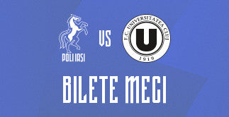 Biletele la Poli Iași – U Cluj, disponibile de miercuri!