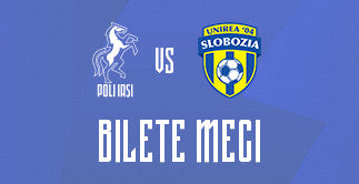 Biletele la Poli Iași – Unirea Slobozia, disponibile de miercuri!